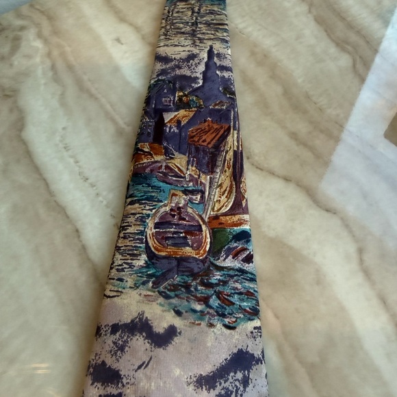 Vintage Polo Ralph Lauren Scenic Tie - Picture 14 of 15